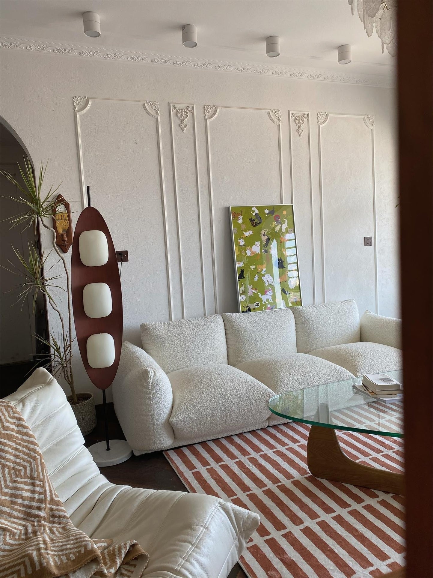 Surfboard-Inspired Floor Lamp