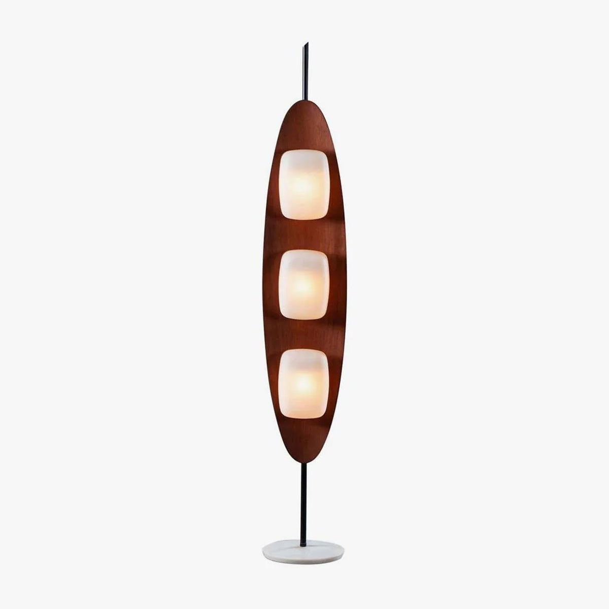 Surfboard-Inspired Floor Lamp