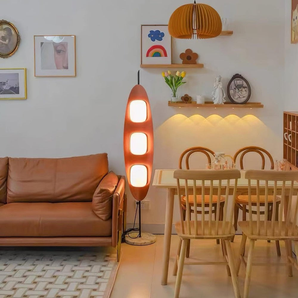 Surfboard-Inspired Floor Lamp