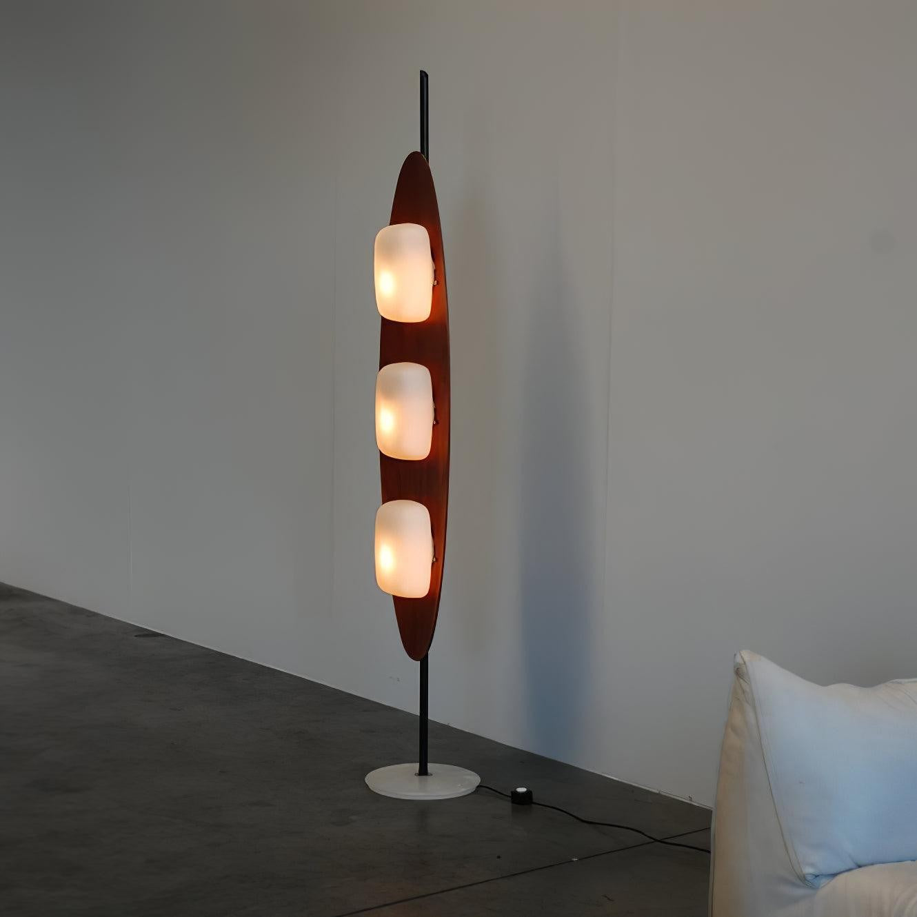 Surfboard-Inspired Floor Lamp