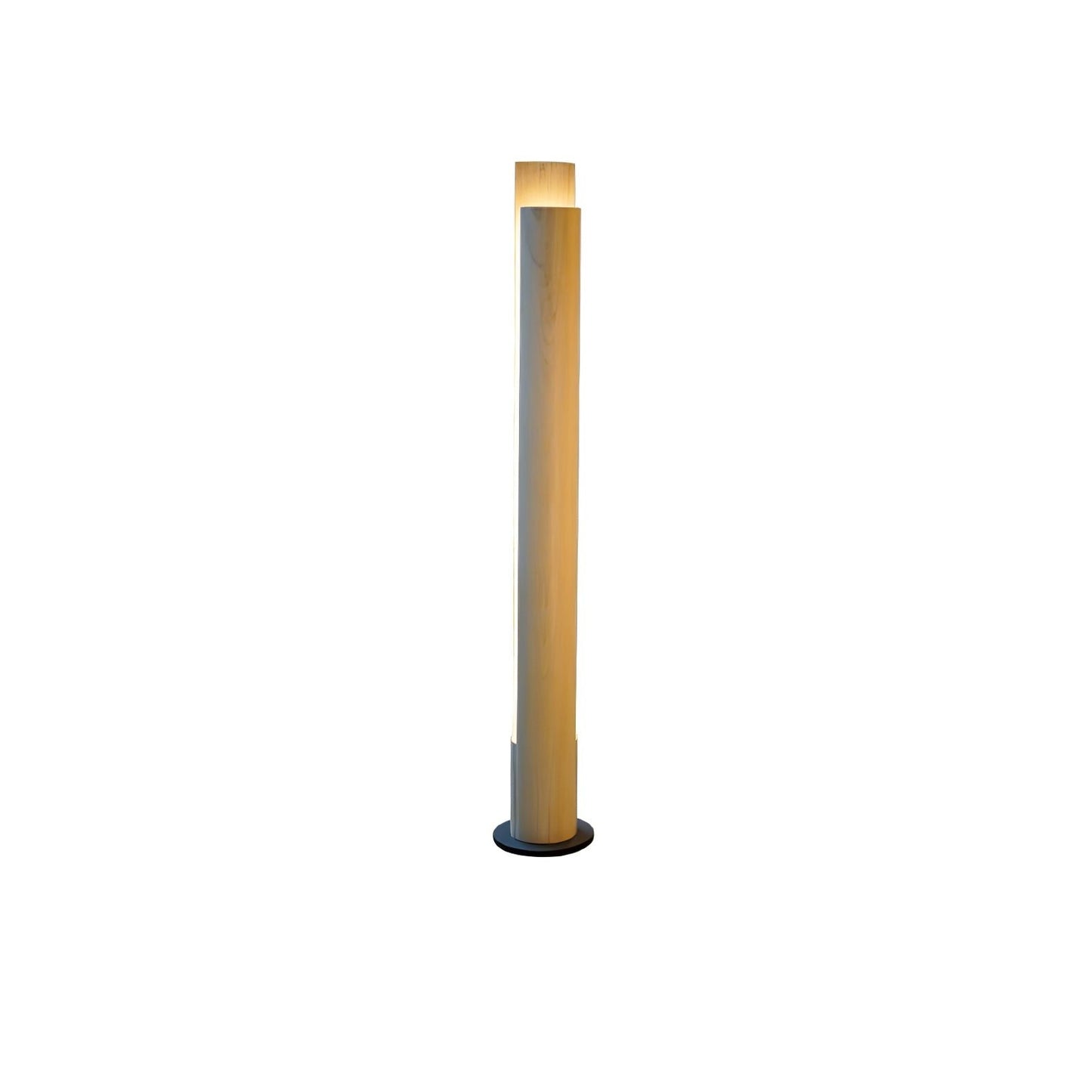 Timber Column LED Floor Lamp