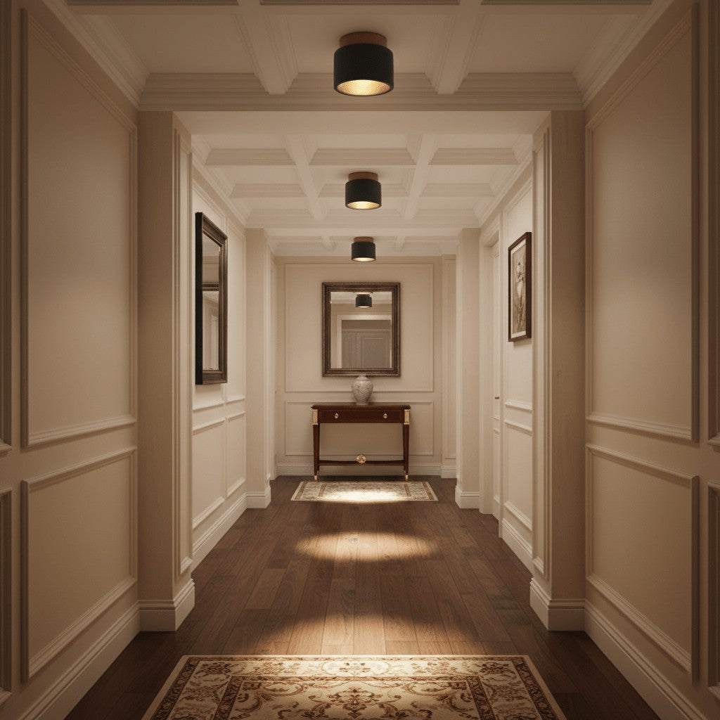 Travertine Downlight Ceiling Accent