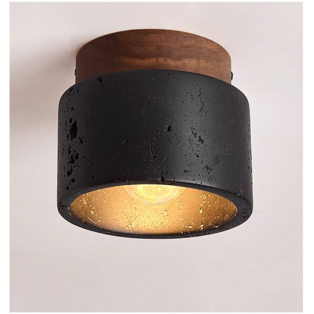 Travertine Downlight Ceiling Accent