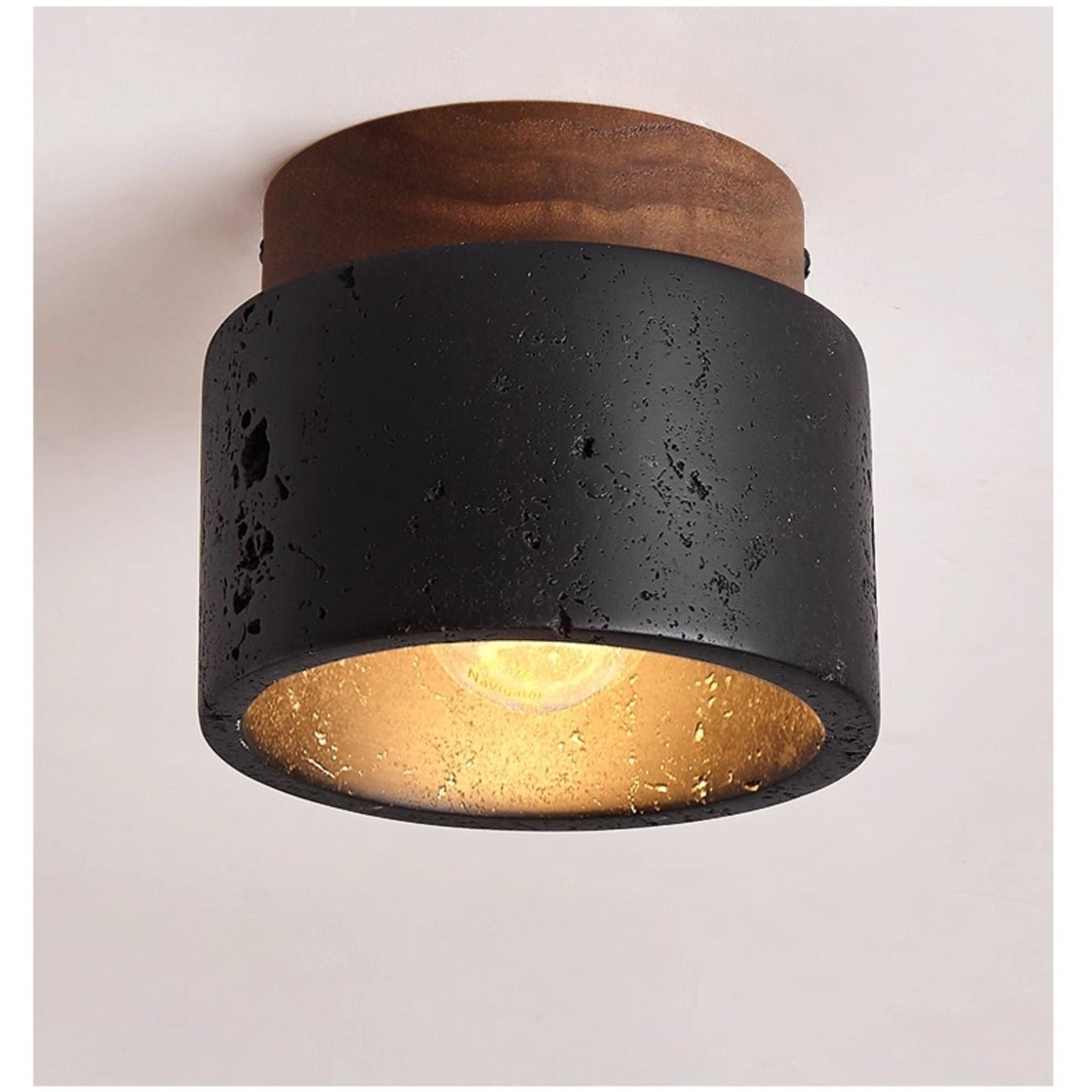 Travertine Downlight Ceiling Accent