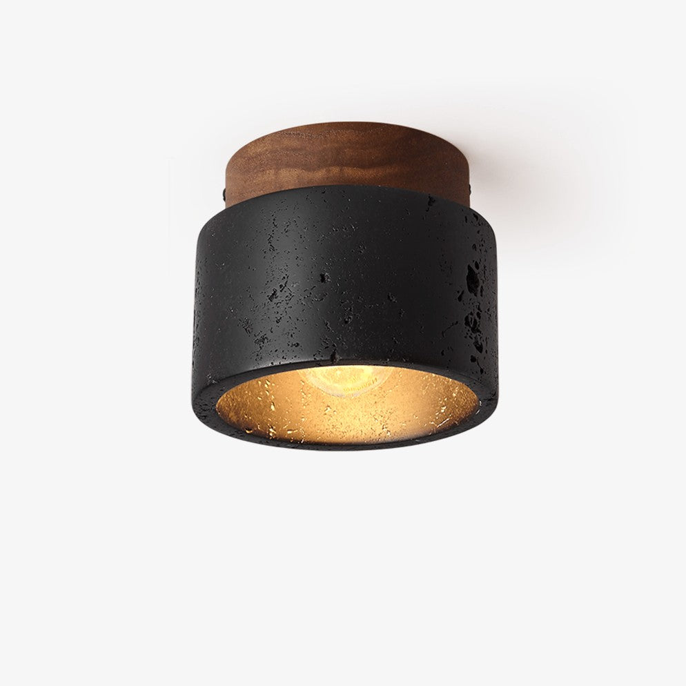 Travertine Downlight Ceiling Accent