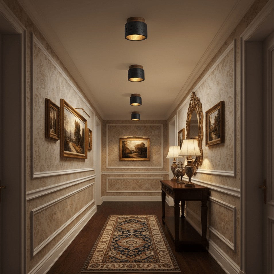 Travertine Downlight Ceiling Accent