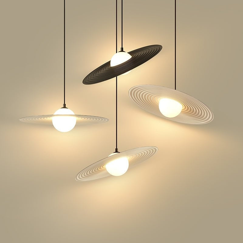 Vinyl Disc Glow Pendant Light
