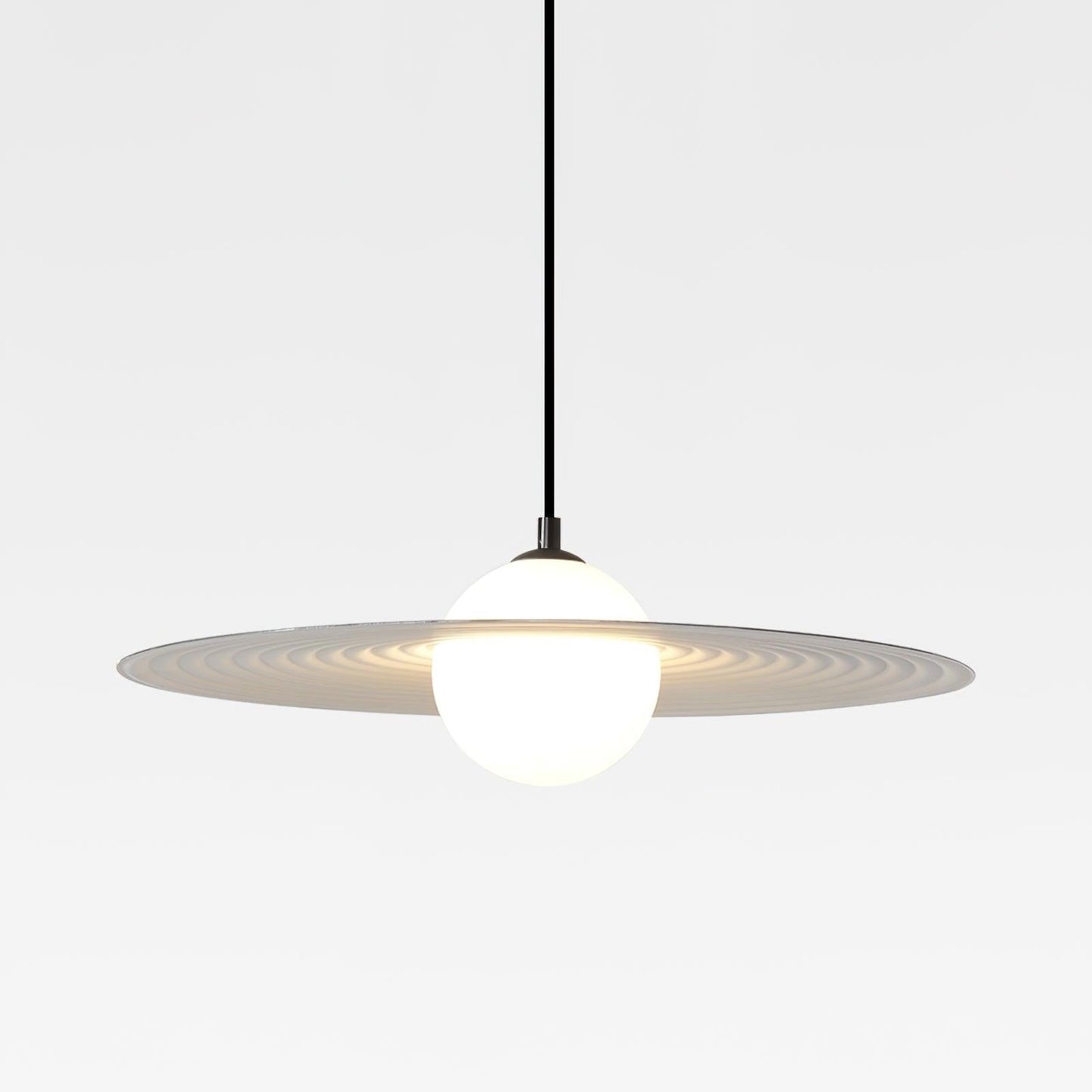 Vinyl Disc Glow Pendant Light