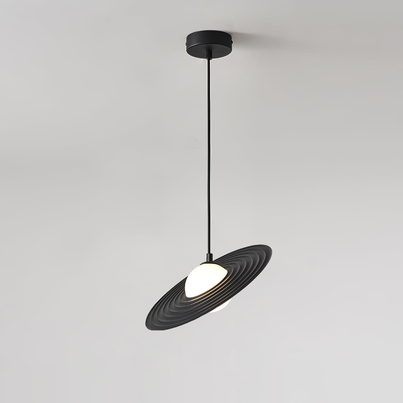 Vinyl Disc Glow Pendant Light
