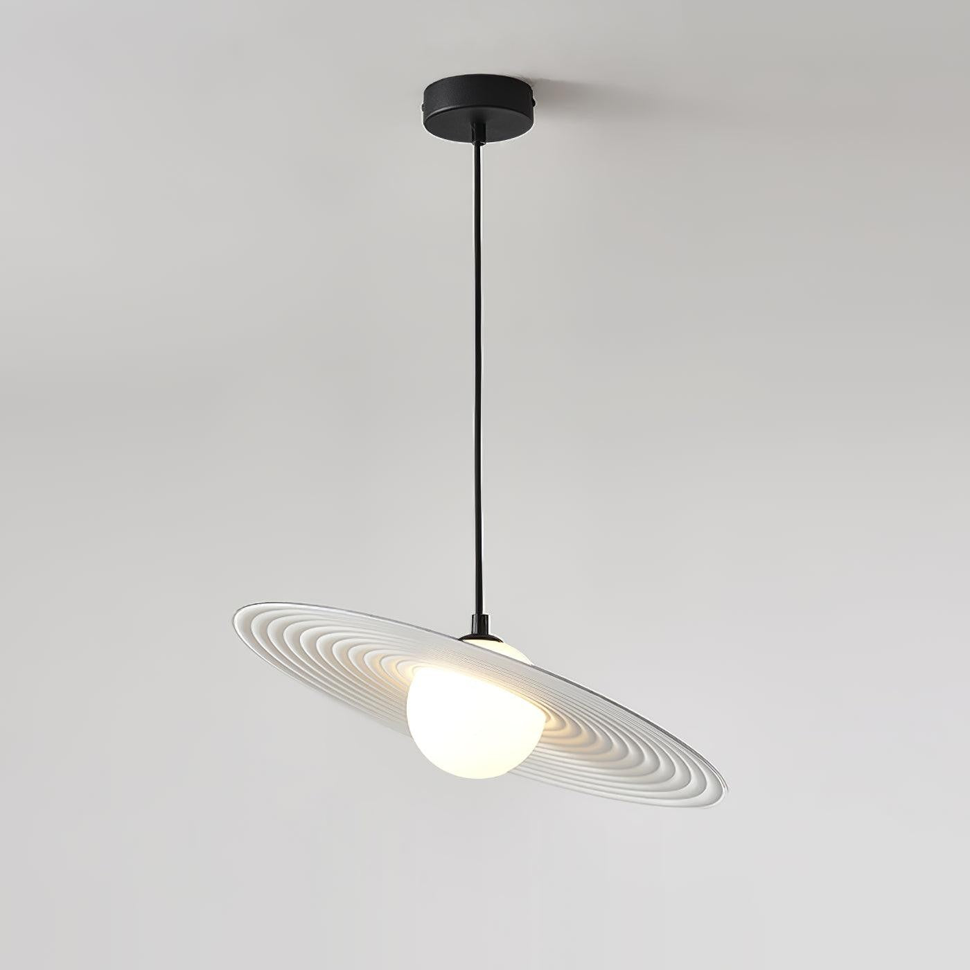 Vinyl Disc Glow Pendant Light