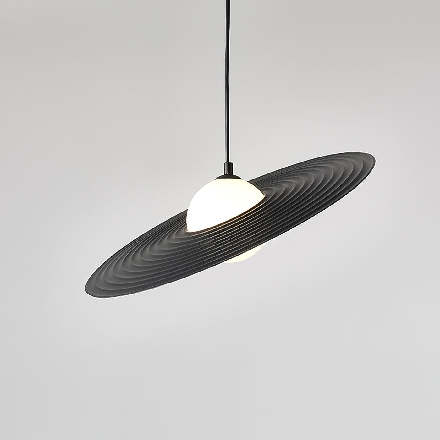 Vinyl Disc Glow Pendant Light