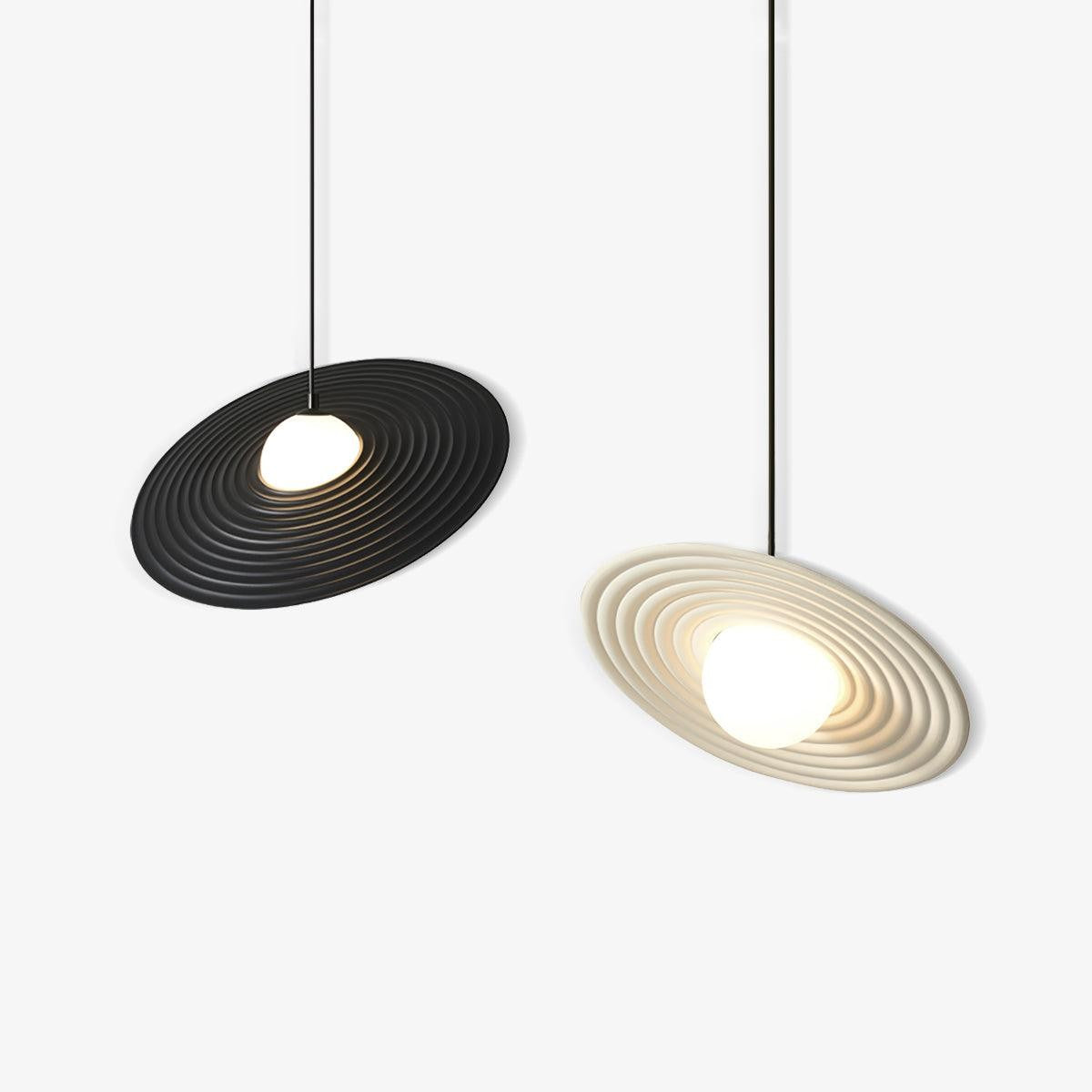 Vinyl Disc Glow Pendant Light