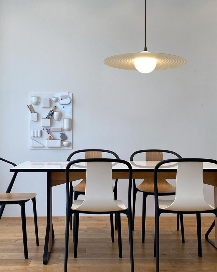 Vinyl Disc Glow Pendant Light