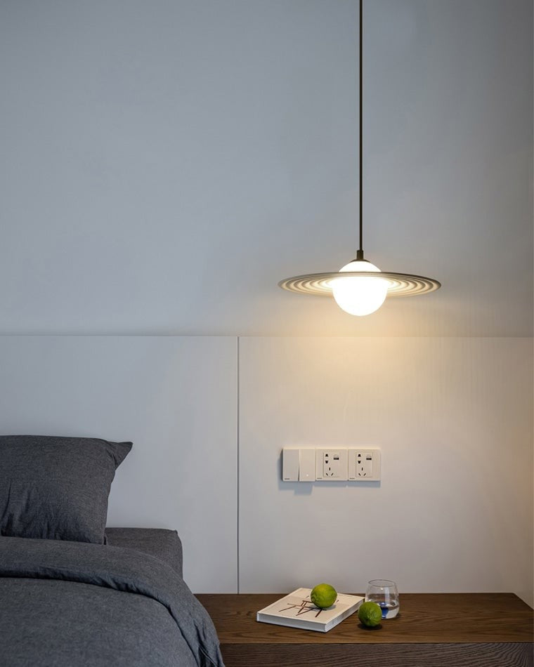 Vinyl Disc Glow Pendant Light