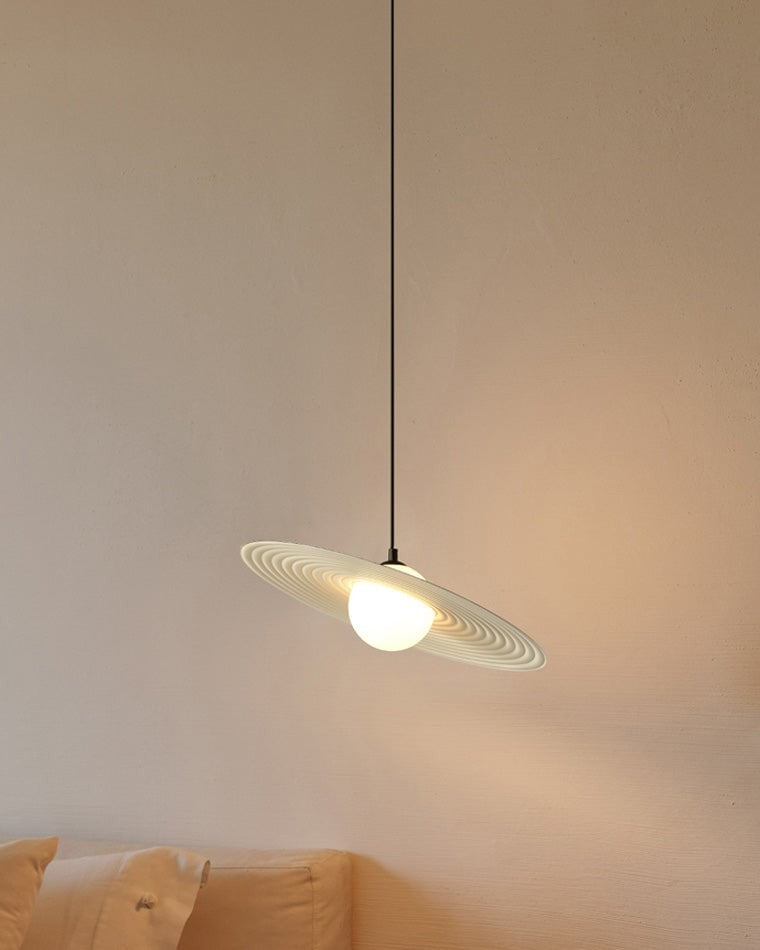 Vinyl Disc Glow Pendant Light