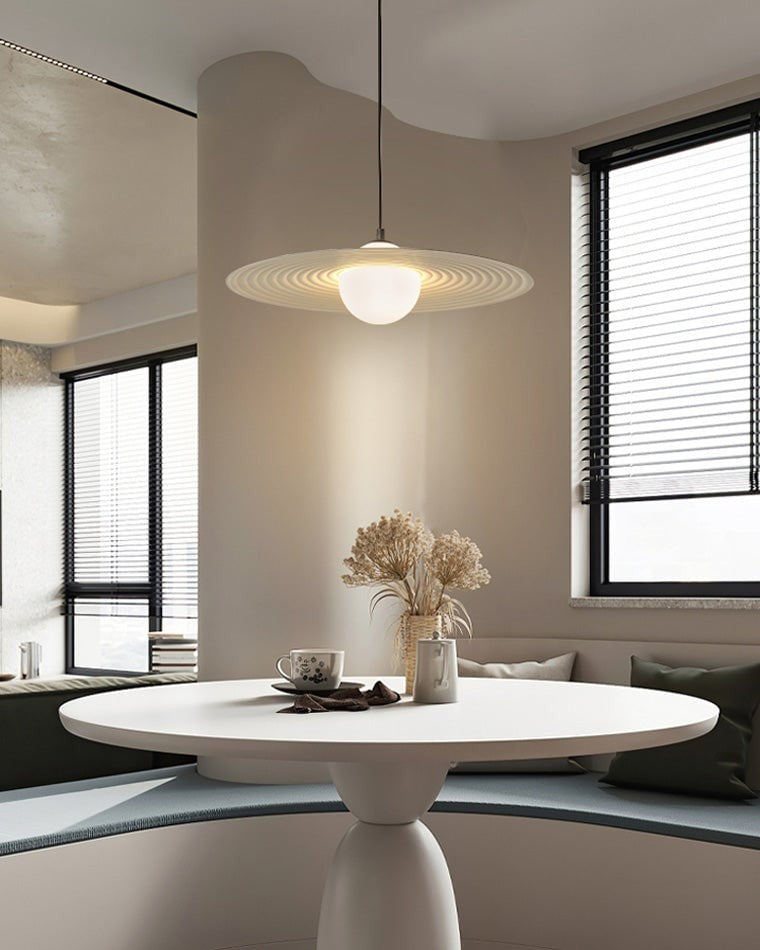 Vinyl Disc Glow Pendant Light