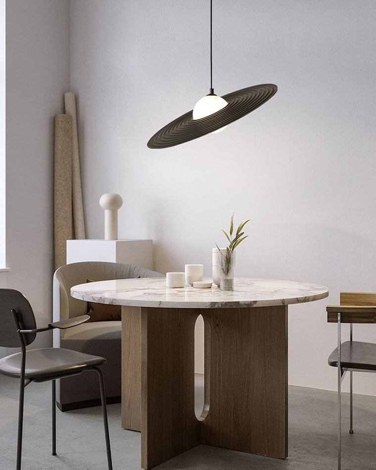 Vinyl Disc Glow Pendant Light