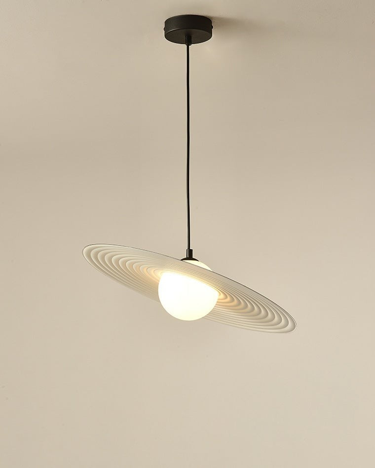 Vinyl Disc Glow Pendant Light