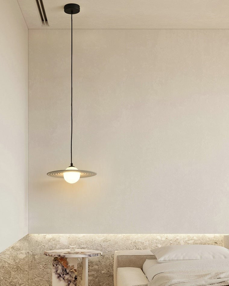 Vinyl Disc Glow Pendant Light