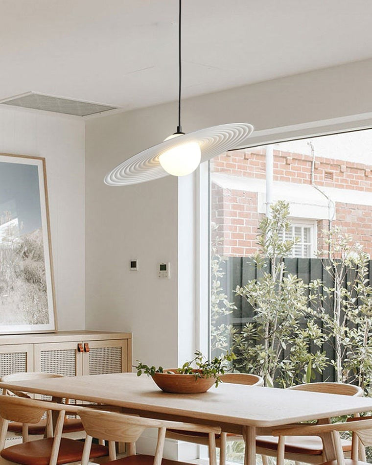 Vinyl Disc Glow Pendant Light