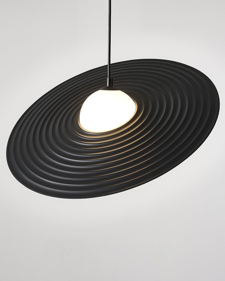 Vinyl Disc Glow Pendant Light