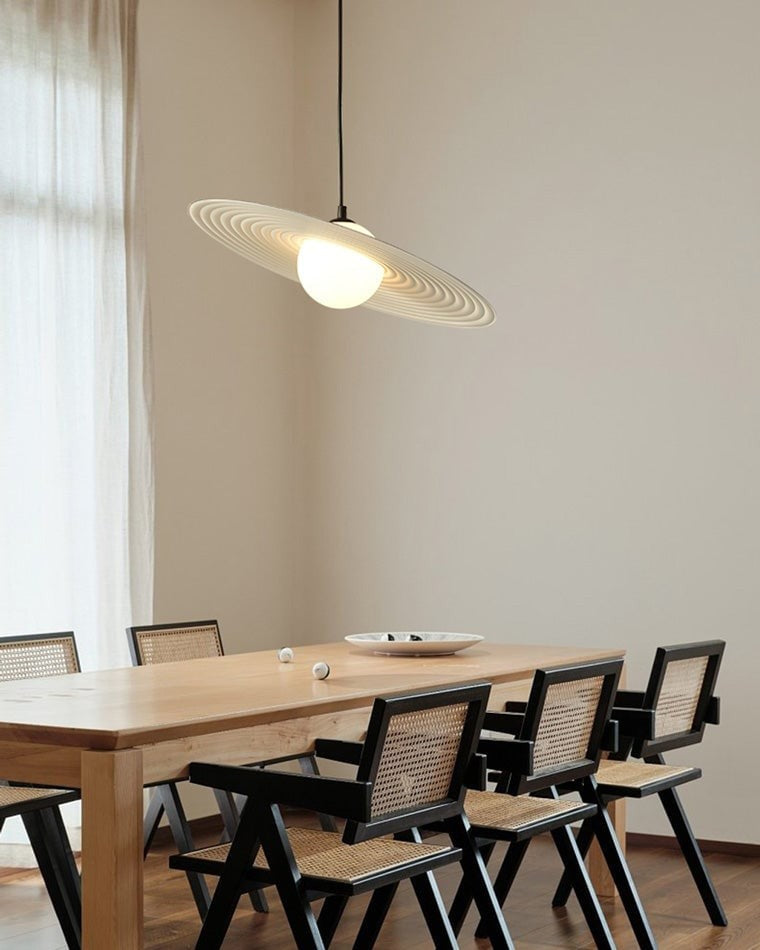 Vinyl Disc Glow Pendant Light