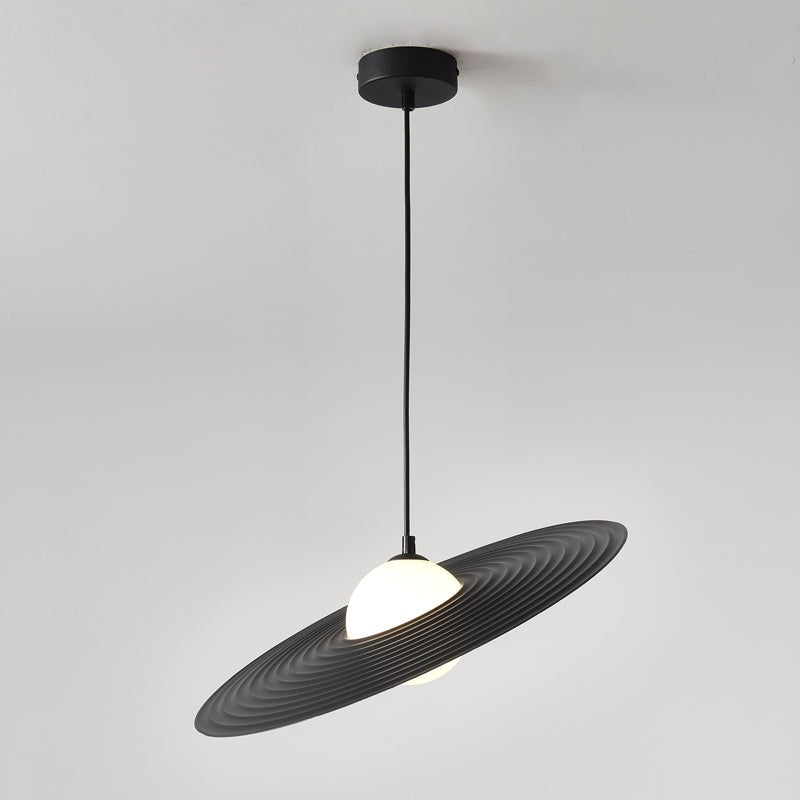Vinyl Disc Glow Pendant Light