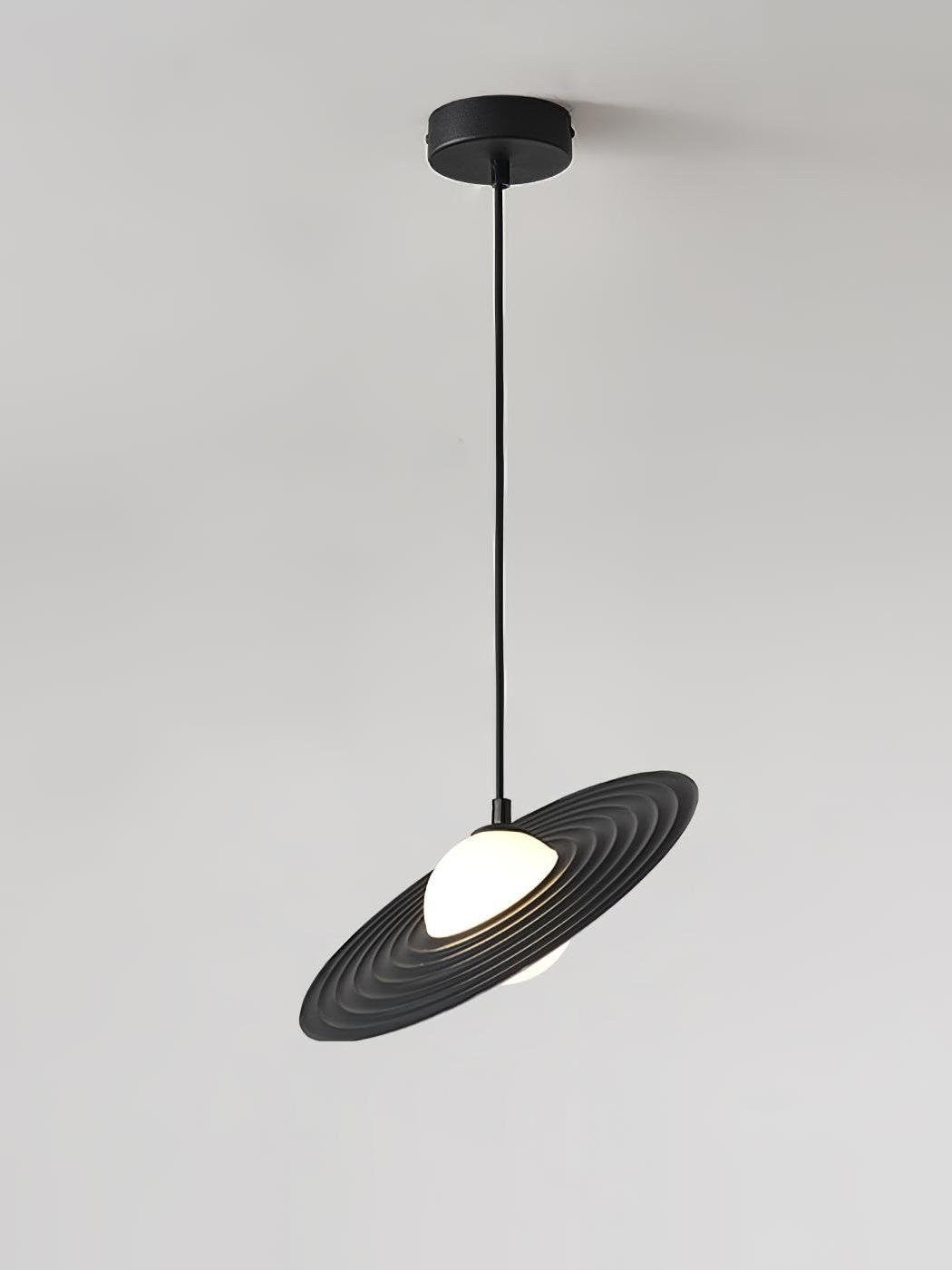 Vinyl Disc Glow Pendant Light