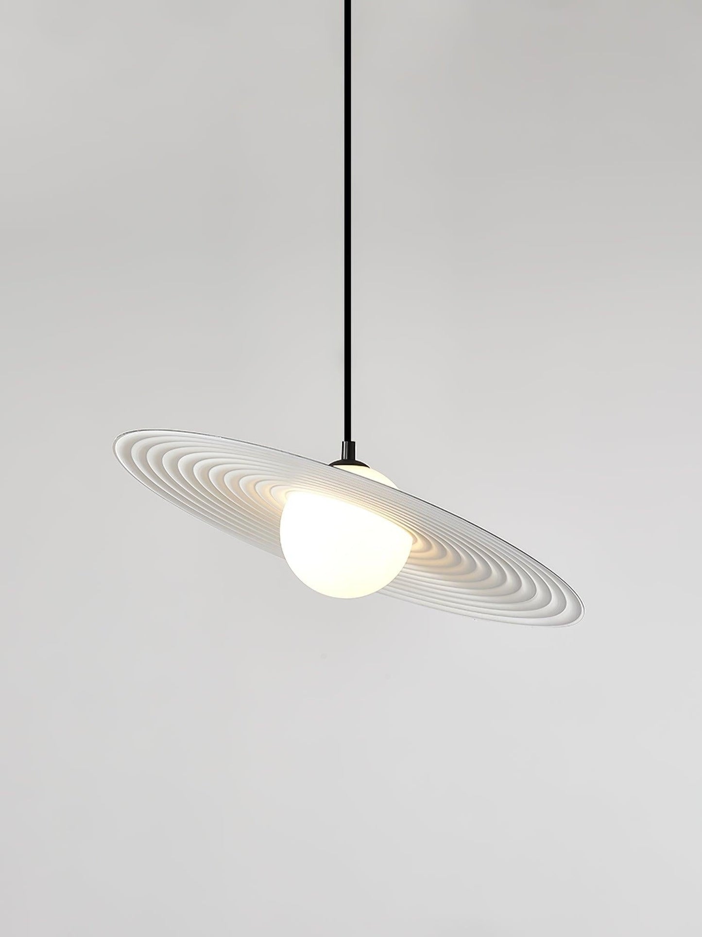 Vinyl Disc Glow Pendant Light