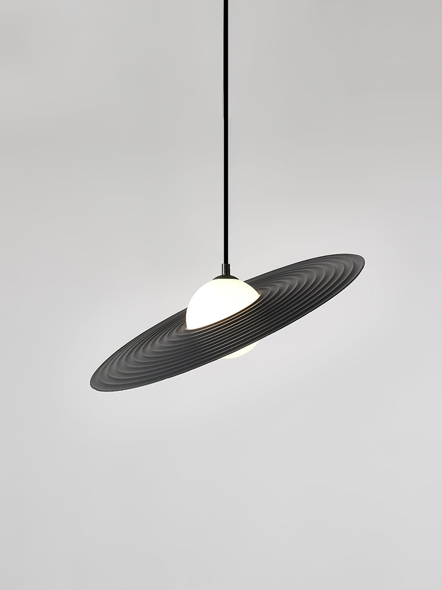 Vinyl Disc Glow Pendant Light