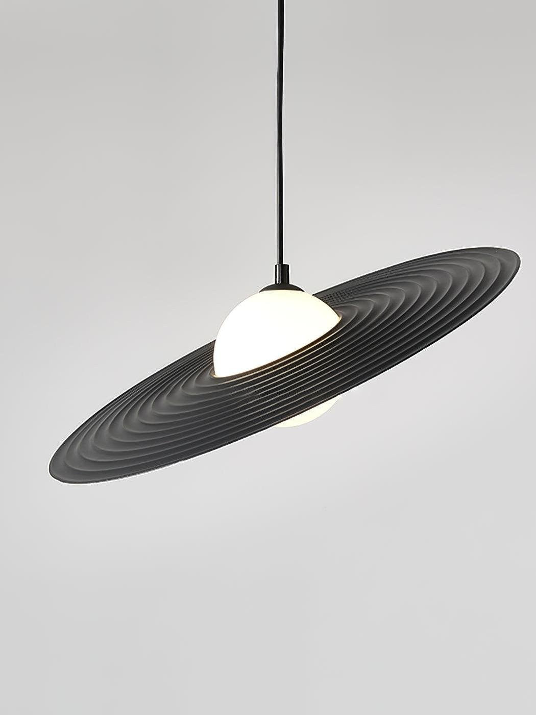Vinyl Disc Glow Pendant Light