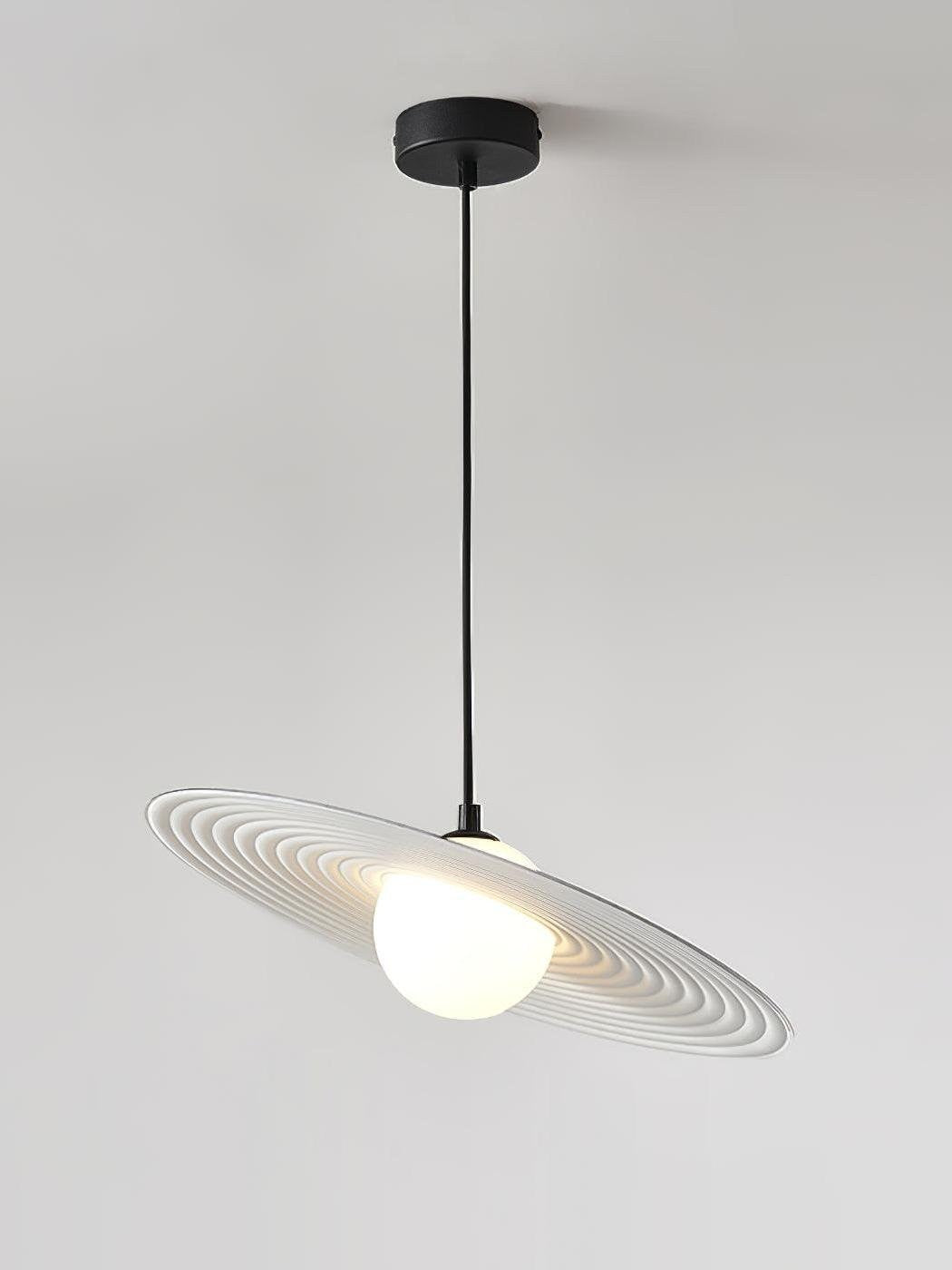 Vinyl Disc Glow Pendant Light