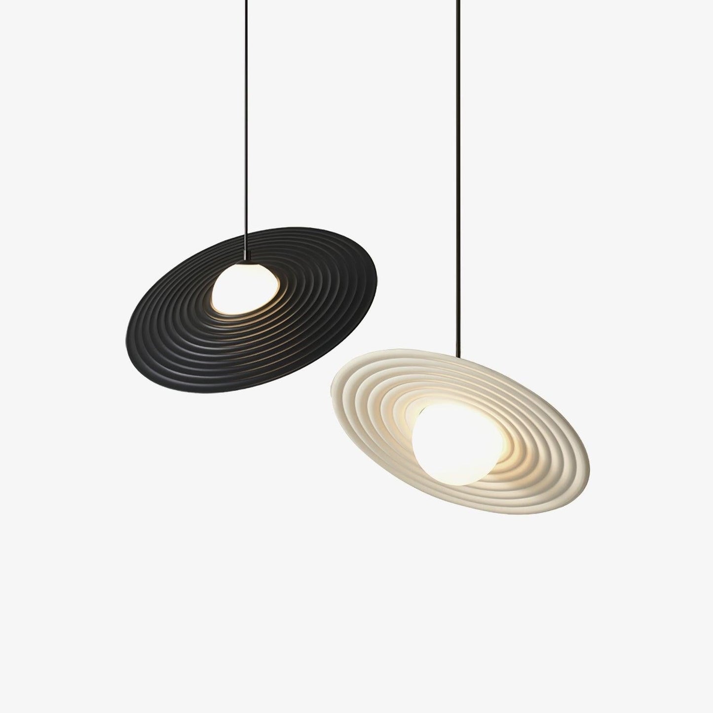 Vinyl Disc Glow Pendant Light